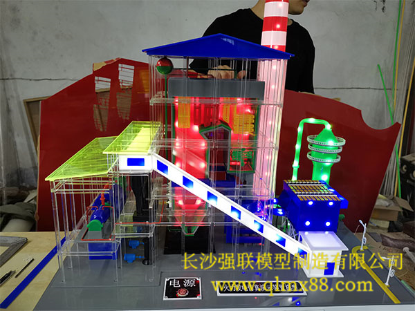 火力發(fā)電廠演示模型 火力發(fā)電廠演示模型